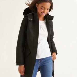 Women's Black Hooded Jacket
